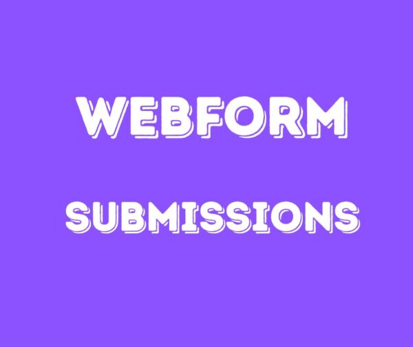 WEBFORM SUBMISSIONS
